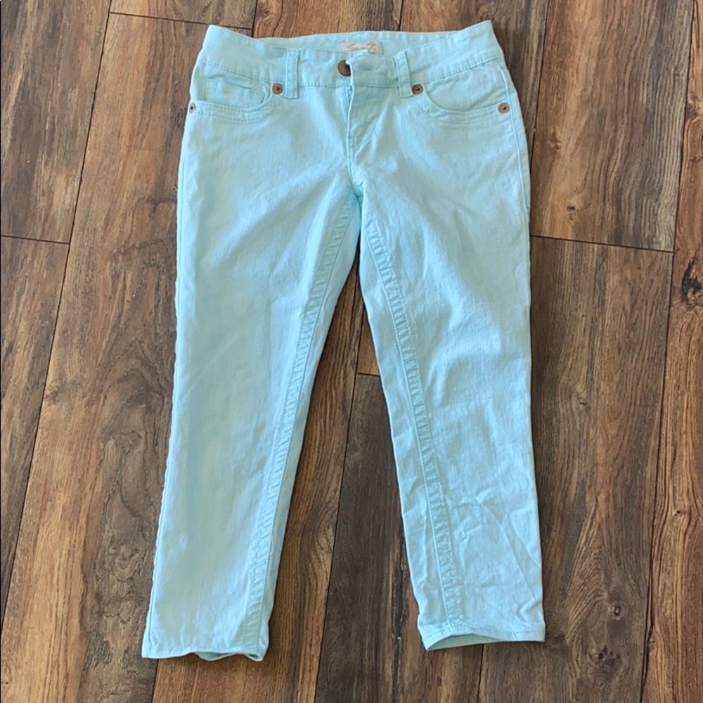 Seven7 Mint Capris